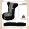 Comfy Floor Gaming Chair with Reclining Backrest and Headrest